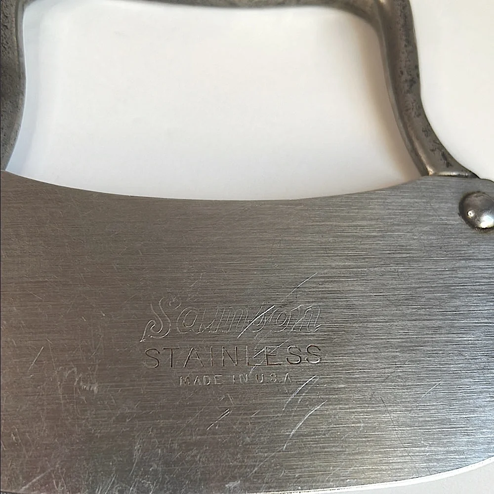 Vintage Samson stainless steel dough cutter chopper slicer kitchen gadget